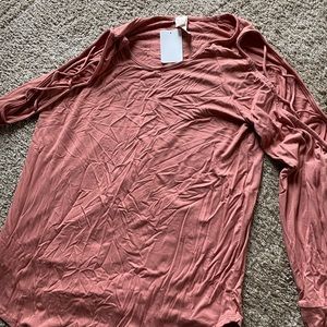 cold shoulder blouse